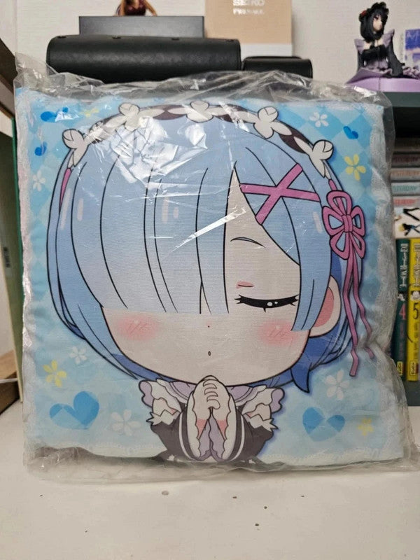 Figurine Coussin Pillow Rem et Ram : Re Zero Starting Life in Another World