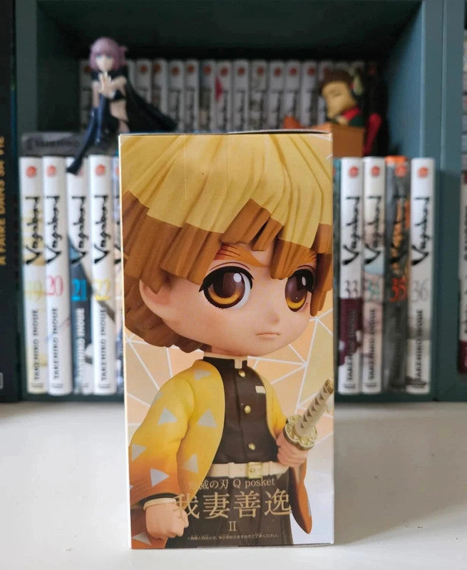 Figurine Q Posket Zenitsu Agatsuma : Demon Slayer Kimetsu no yaiba