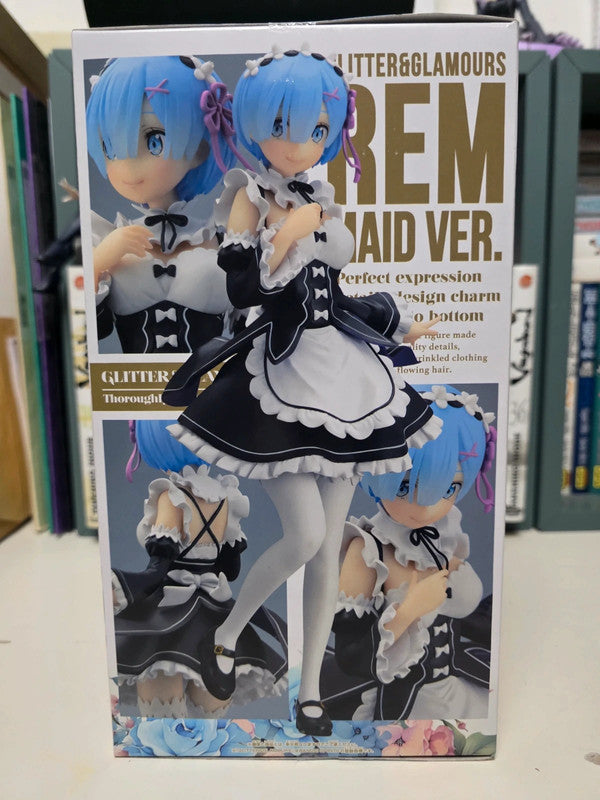Figurine Glitter and Glamours Rem Maid : Re Zero Starting Life in Another World