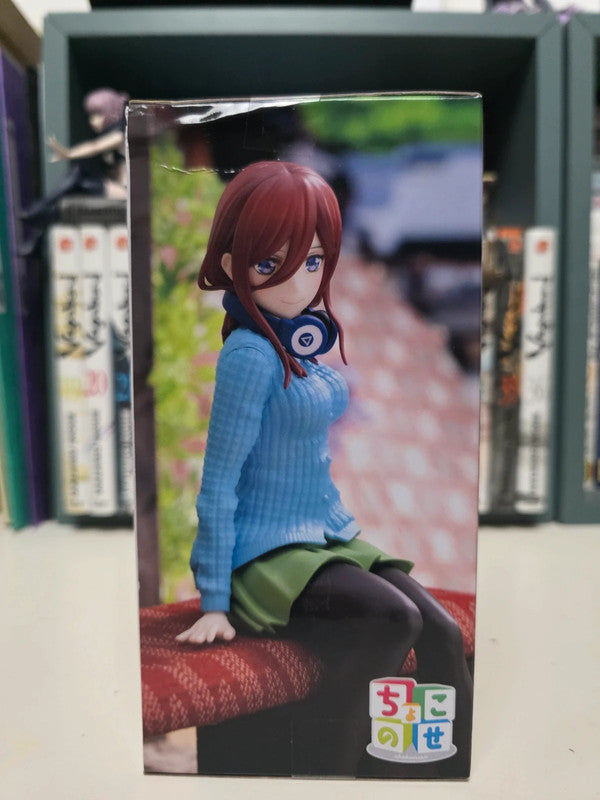 Figurine Nakano Miku Premium Chokonose : The Quintessential Quintuplets
