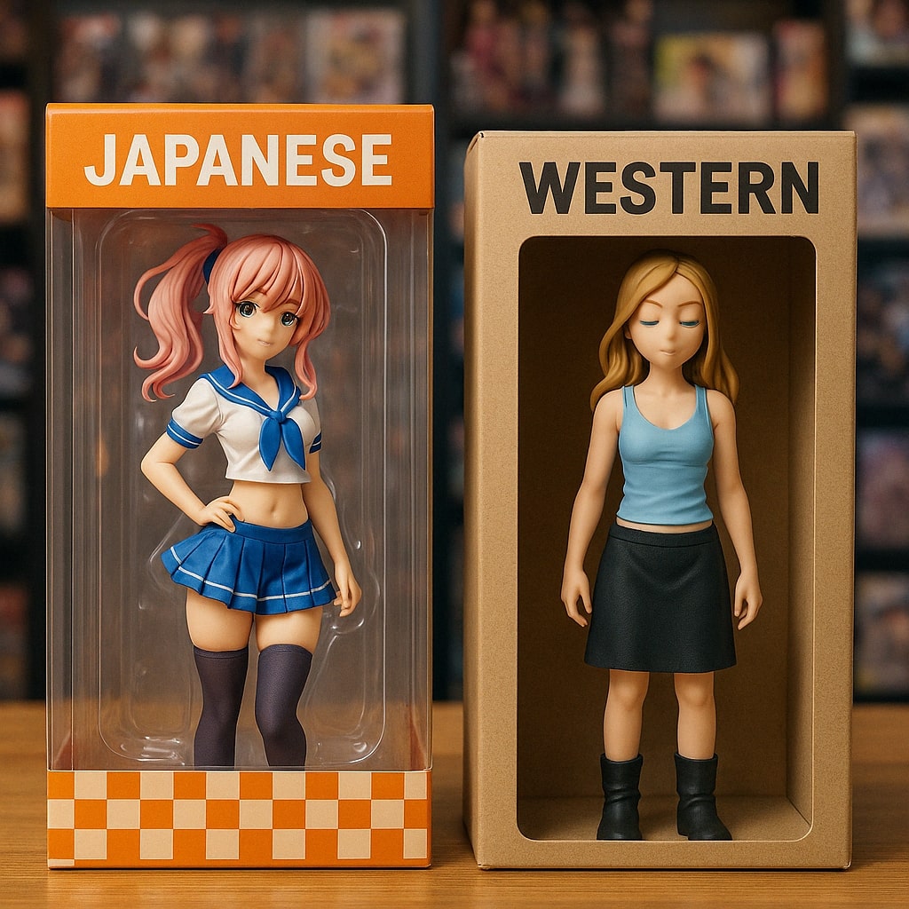 Figurine japonaise et occidentale