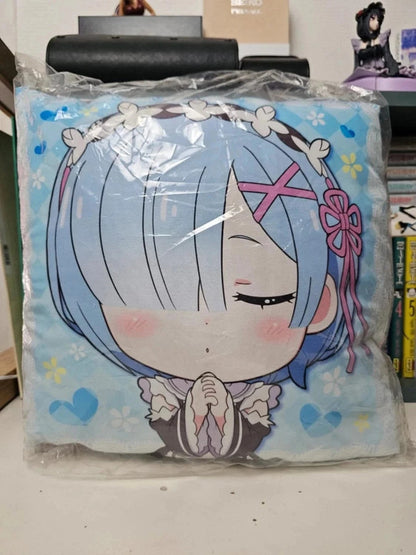 Figurine Coussin Pillow Rem et Ram : Re Zero Starting Life in Another World