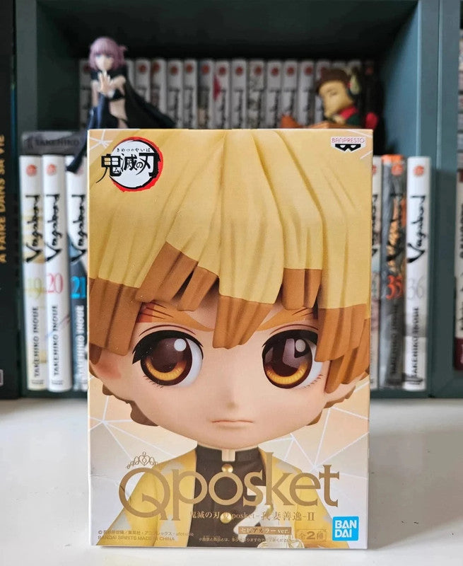Figurine Q Posket Zenitsu Agatsuma : Demon Slayer Kimetsu no yaiba