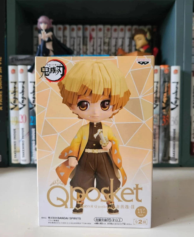 Figurine Q Posket Zenitsu Agatsuma : Demon Slayer Kimetsu no yaiba