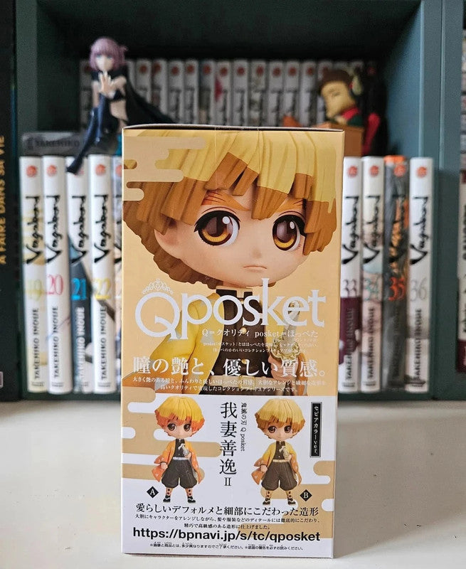 Figurine Q Posket Zenitsu Agatsuma : Demon Slayer Kimetsu no yaiba