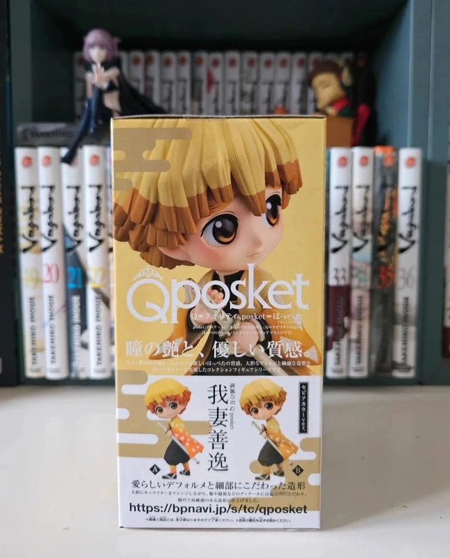 Figurine Q Posket Zenitsu Agatsuma : Demon Slayer Kimetsu no yaiba