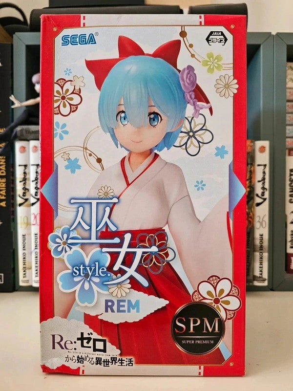 Figurine SPM Super Premium Priestess Miko Rem
: Re Zero Starting Life in Another World