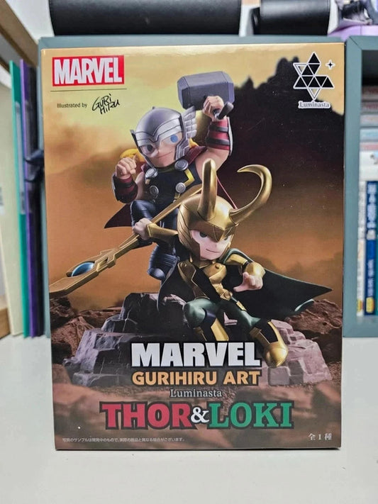 Figurine Luminasta : Thor & Loki (Gurihiru Art) : Marvel Avengers