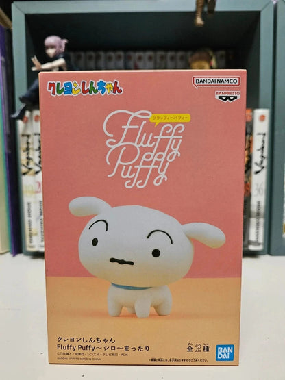 Figurine Fluffy Puffy Shiro : Crayon Shin Chan