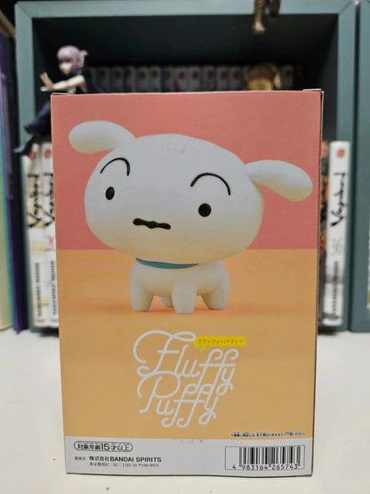 Figurine Fluffy Puffy Shiro : Crayon Shin Chan