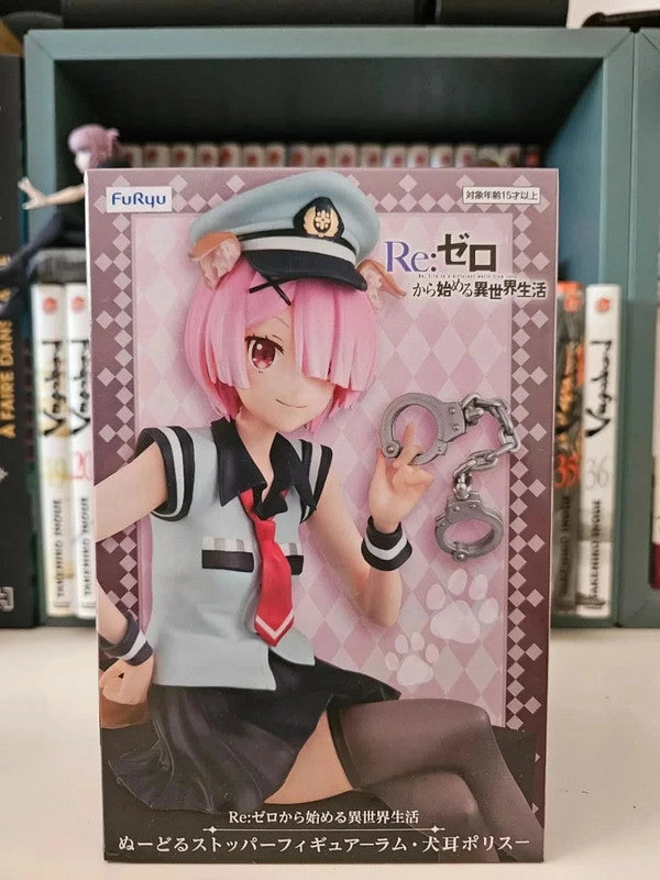 Figurine Ram Police Officer Cap With Dog Ears : Re Zero Starting Life En Another World