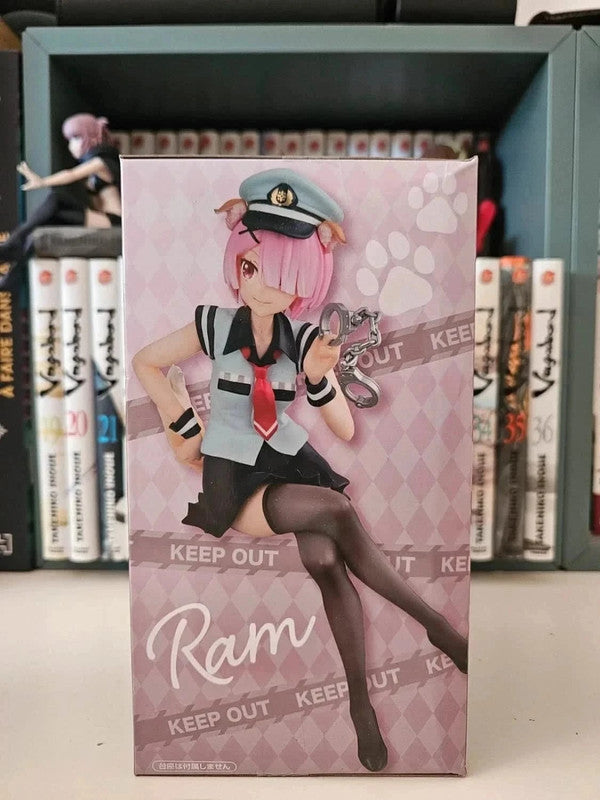 Figurine Ram Police Officer Cap With Dog Ears : Re Zero Starting Life En Another World