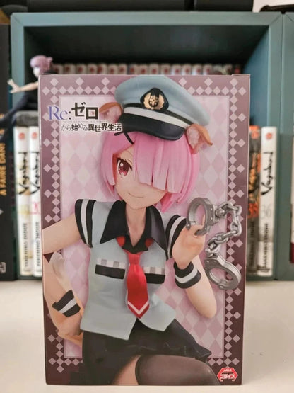 Figurine Ram Police Officer Cap With Dog Ears : Re Zero Starting Life En Another World