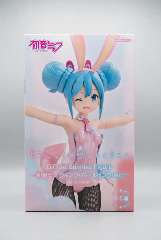 Estatueta Hatsune Miku BiCute Bunnies Wink – Vocaloid