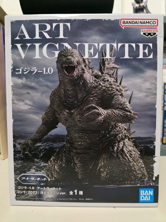 Figurine Godzilla Art Vignette Ocean Image 2023 - Godzilla Minus One