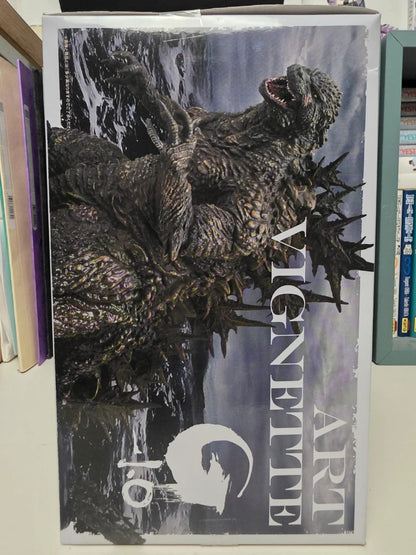Figurine Godzilla Art Vignette Ocean Image 2023 - Godzilla Minus One